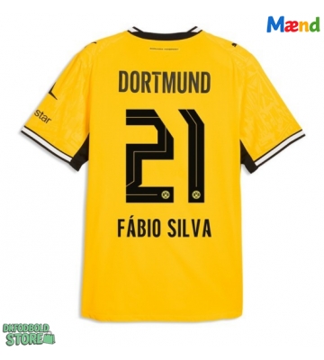 Borussia Dortmund Fabio Silva #21 Replika Hjemmebanetrøje 2026-27 Kortærmet